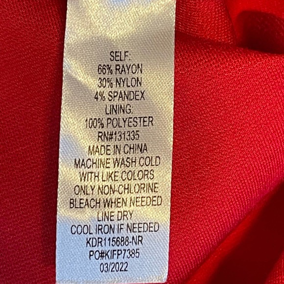 Socialite Red Halter Dress Side Slit Sheath Dress NWT Size XS - Picture 11 of 11